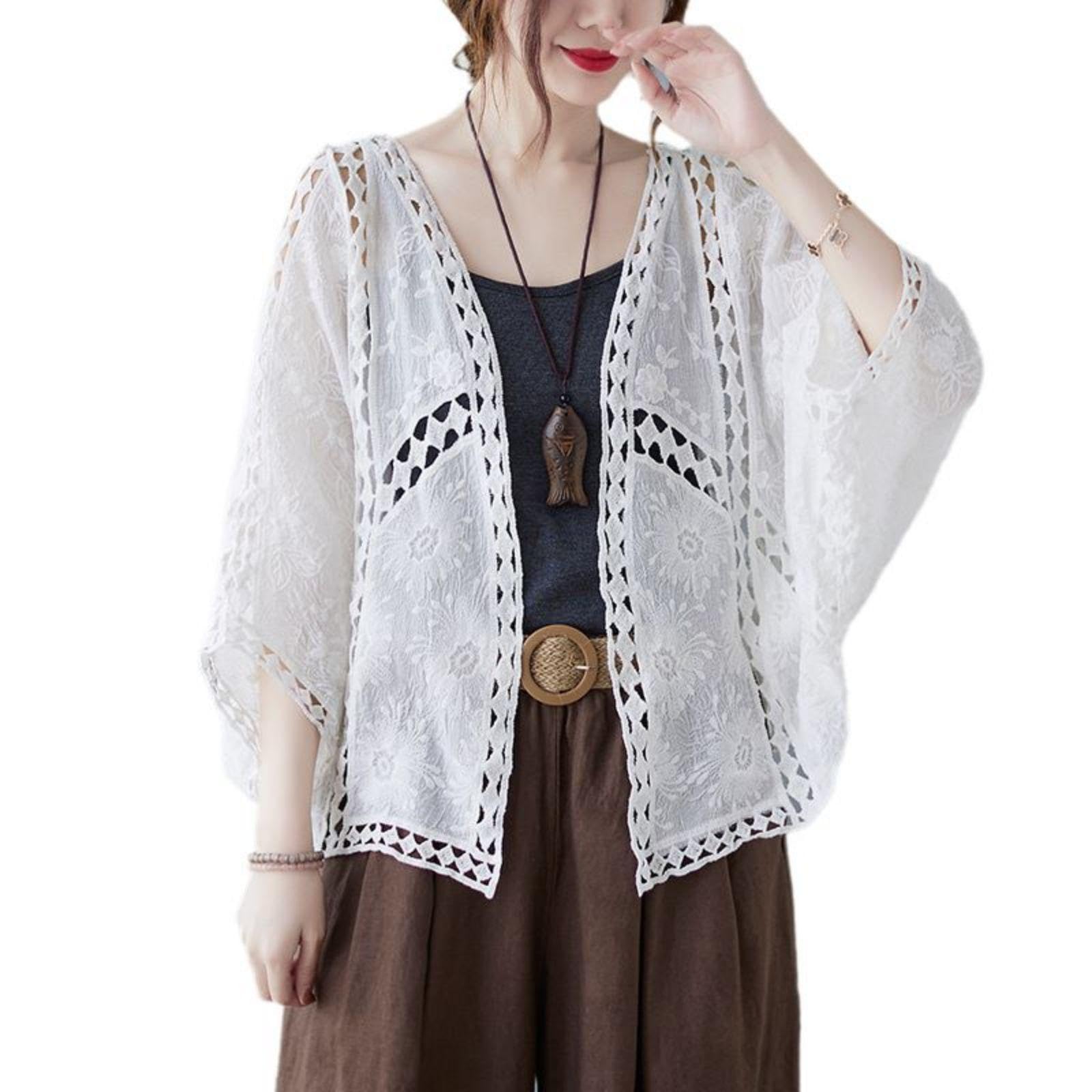 週末セール✨【美品】Sov. バルーンスリーブ　レースニット　サイズ38 週末セール✨【美品】Sov. バルーンスリーブ レースニット